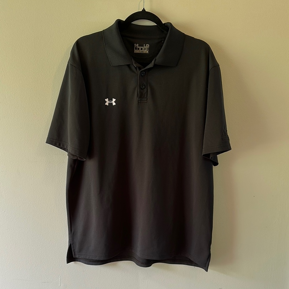 Under Armour Black Athletic Polo Shirt